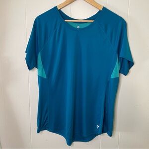 Old Navy Active Women’s XL Semi-Fitted Teal Athletic T-Shirt